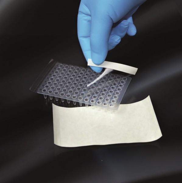 PCR Plattenverschlussfolie, adhäsiv